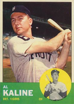 1963 Topps Baseball Cards      025      Al Kaline